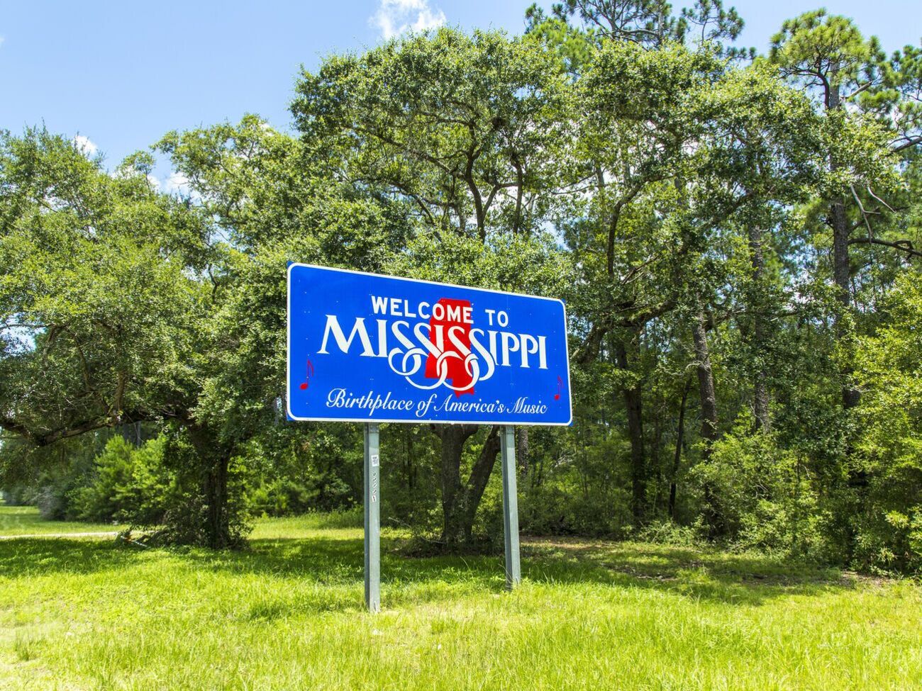 Миссисипи расположен на юге США