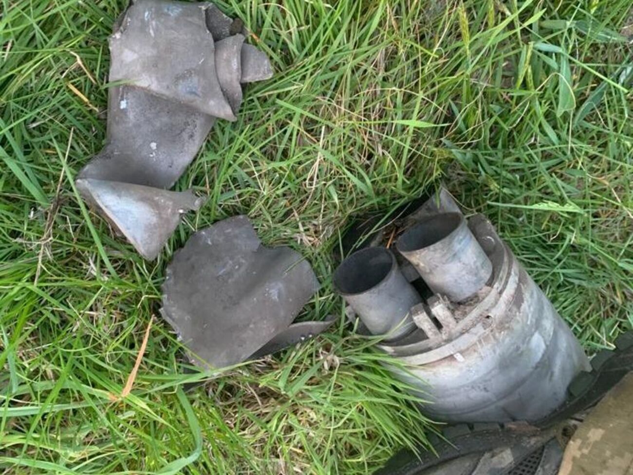 Пограничники нашли обломки ракет