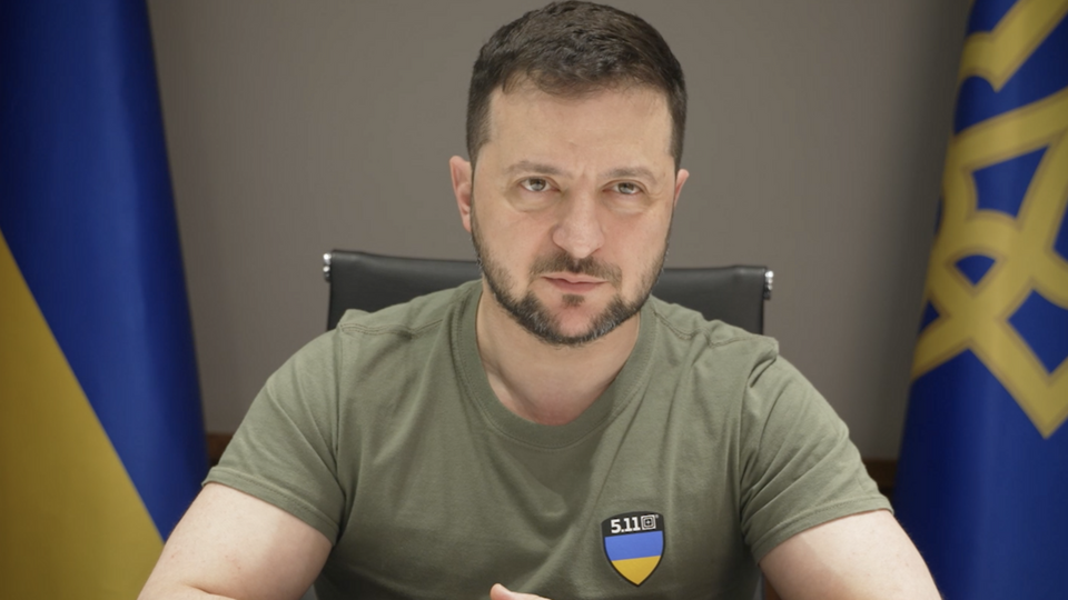 Зеленський (на фото) повідомив, що провів продуктивні перемовини з канцлером ФРН Шольцом