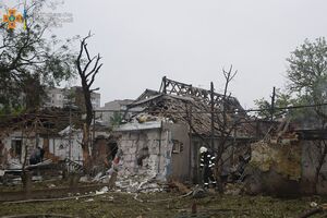 Унаслідок удару стався обвал приватного будинку