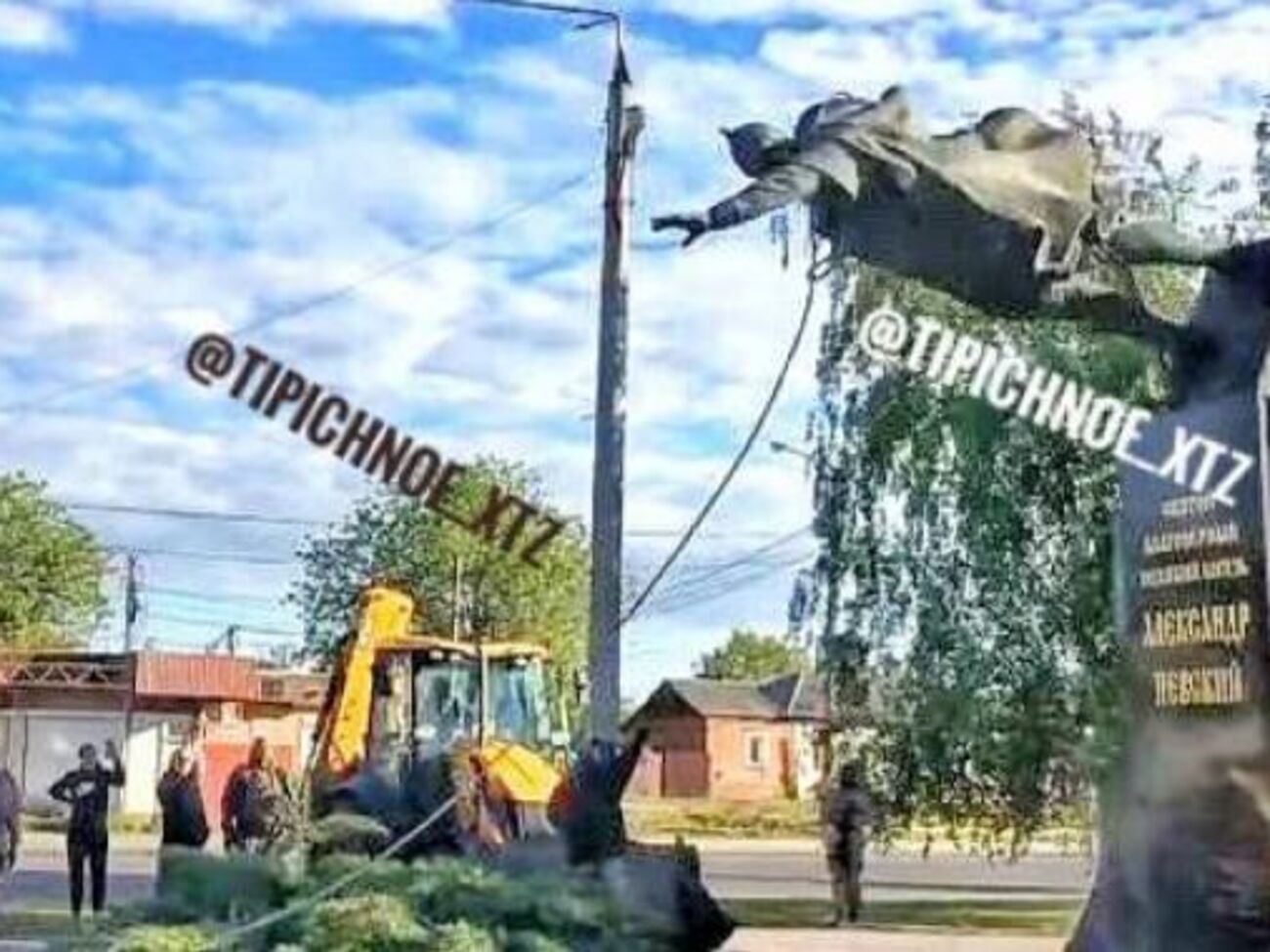 Видео сноса появилось в социальных сетях