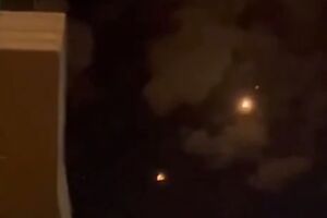 В небе над Белгородом ночью было видно две вспышки от взрыва