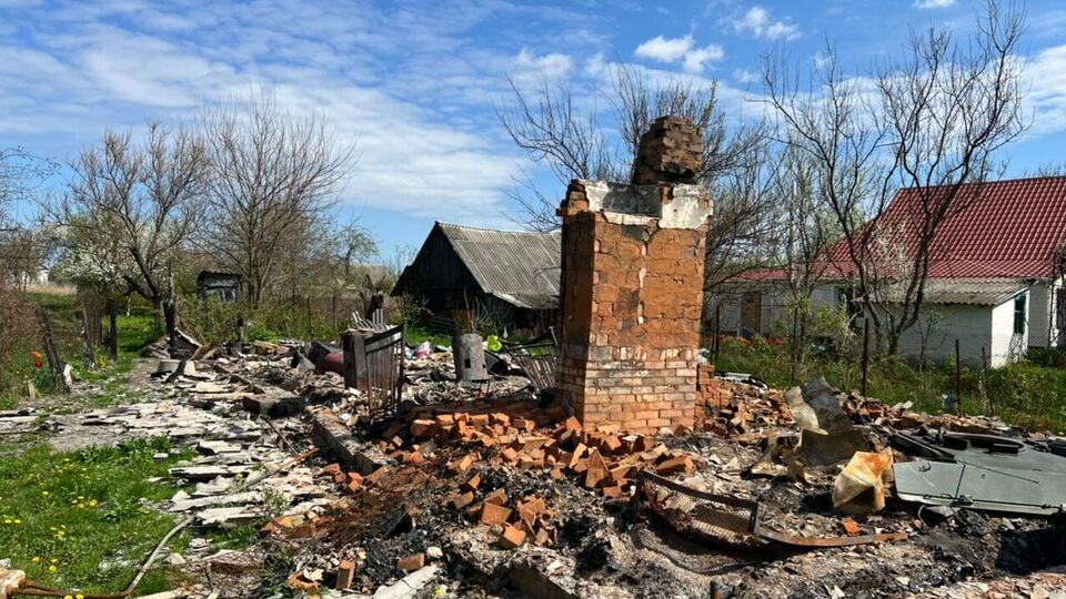 В селе Липовка российские оккупанты разрушили 18 жилых домов