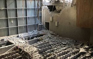 Российские оккупанты разрушили в Лозовой дворец культуры. Фоторепортаж