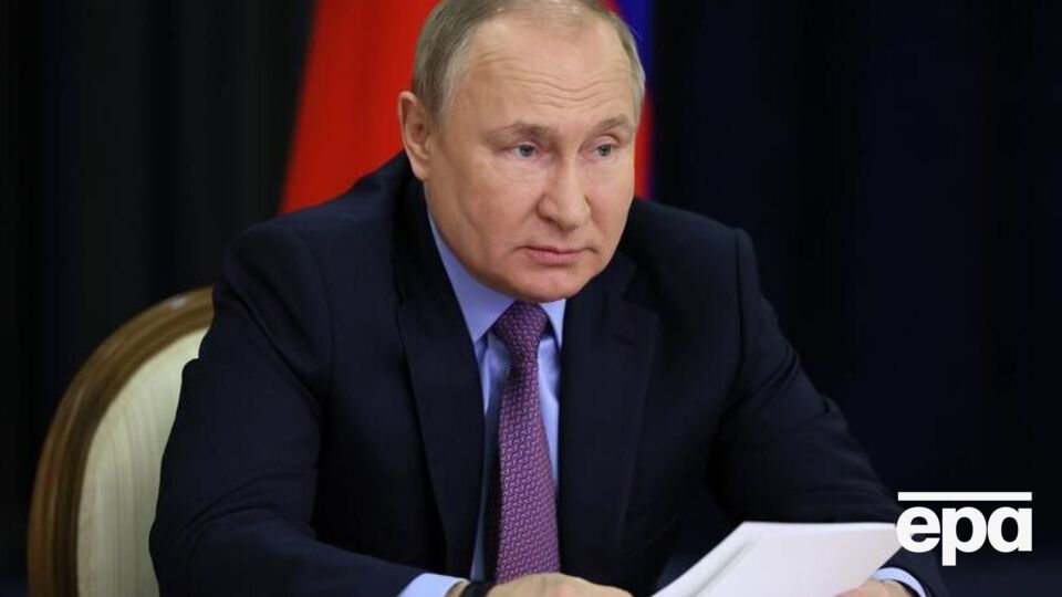 По словам Буданова, Путин (на фото) планировал захватить всю территорию левобережной Украины