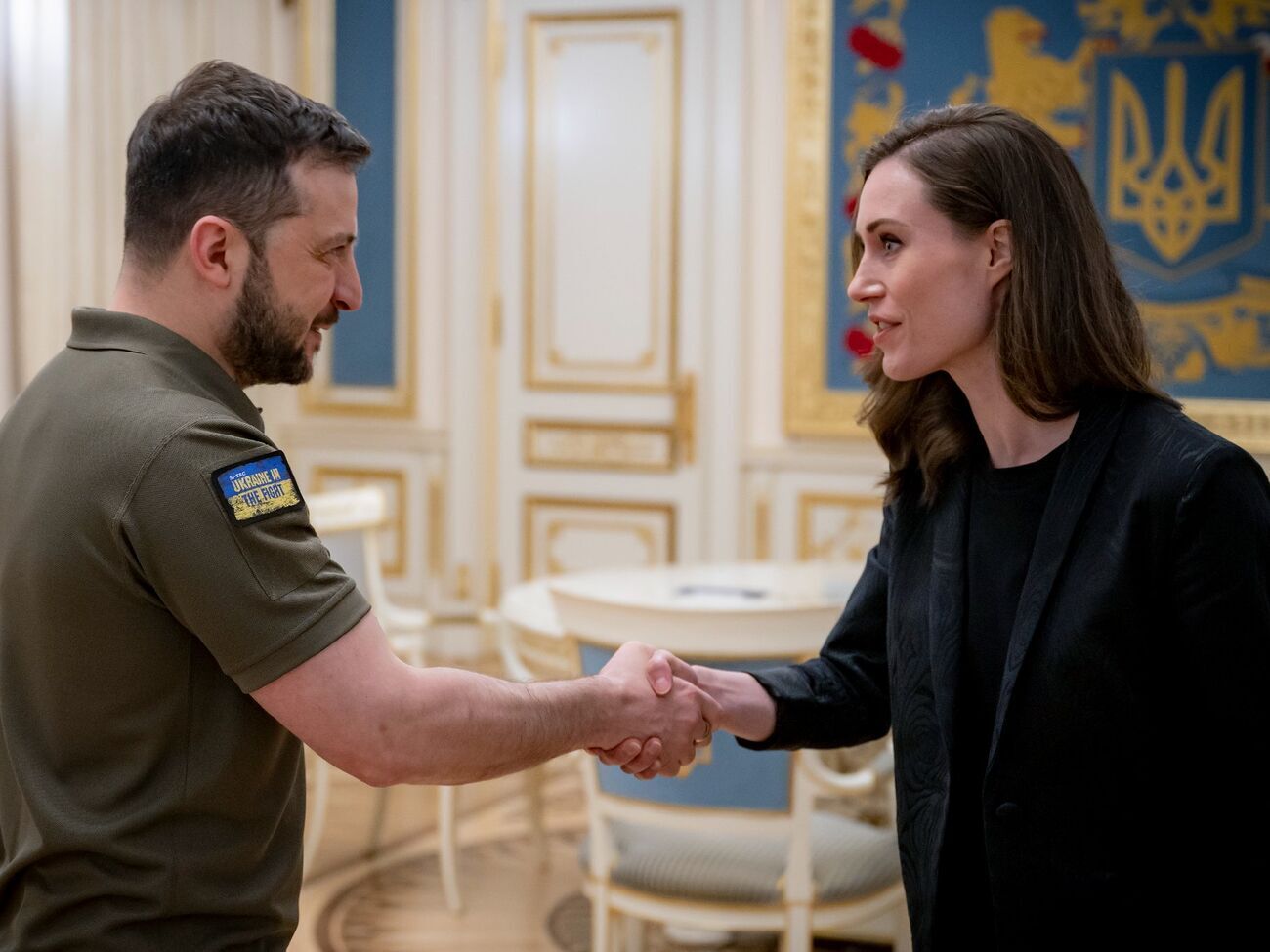 Зеленский поблагодарил Марин за визит, поддержку и военную помощь Финляндии