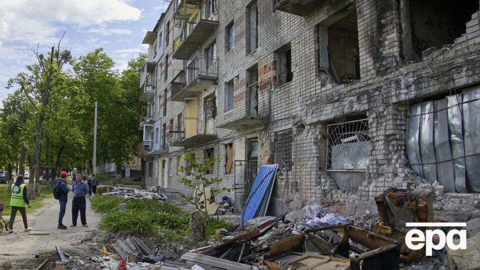 РФ обстріляла Харків артилерією та РСЗВ, сказав Синєгубов (на фото – наслідки попередніх обстрілів міста)