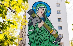 Нимб "Святой Джавелины" возмутил Всеукраинский совет церквей