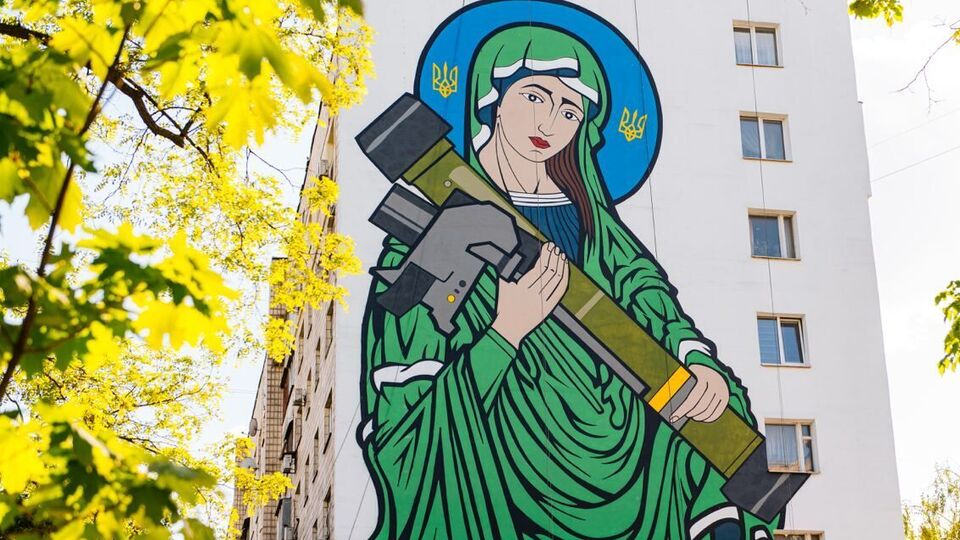 Нимб "Святой Джавелины" возмутил Всеукраинский совет церквей