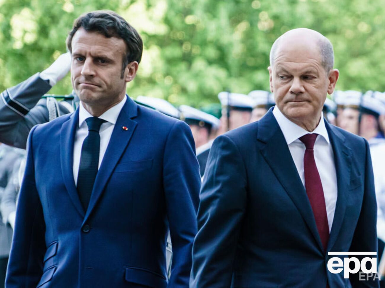 Макрон и Шольц (на фото) 28 мая провели&nbsp;80-минутный разговор с Путиным