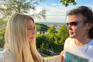 Сумская отметила, что они с семьей вышли на прогулку по Киеву впервые за три месяца