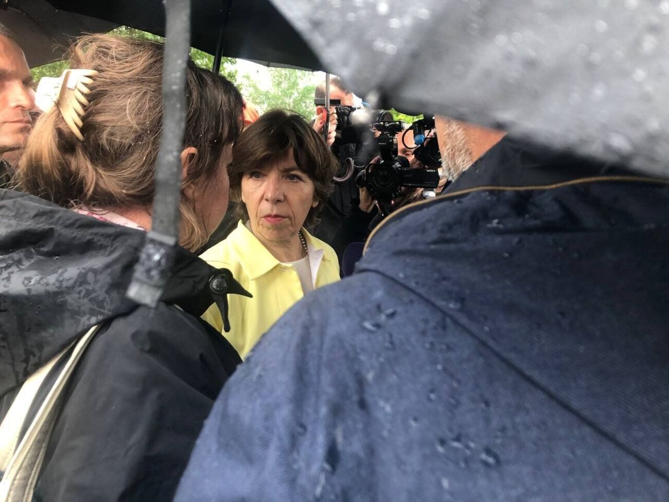 Колонна посетила Бучу под Киевом