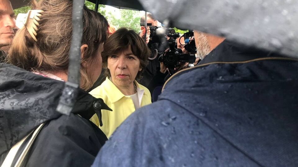Колонна посетила Бучу под Киевом