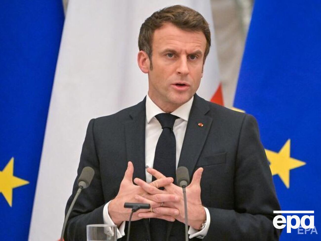 Макрон отметил, что&nbsp;журналист был в Украине, чтобы показать реальность войны