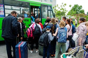Людей эвакуировали преимущественно автобусами