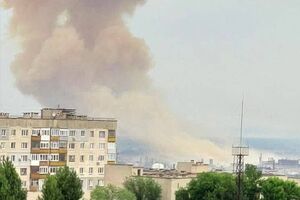 Сьогодні у Сєвєродонецьку окупанти пошкодили цистерну з азотною кислотою
