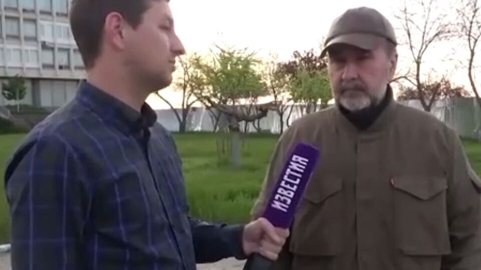 На видео российский пропагандист спрашивал Миколаенко, может ли он повторить, что Шухевич для него герой