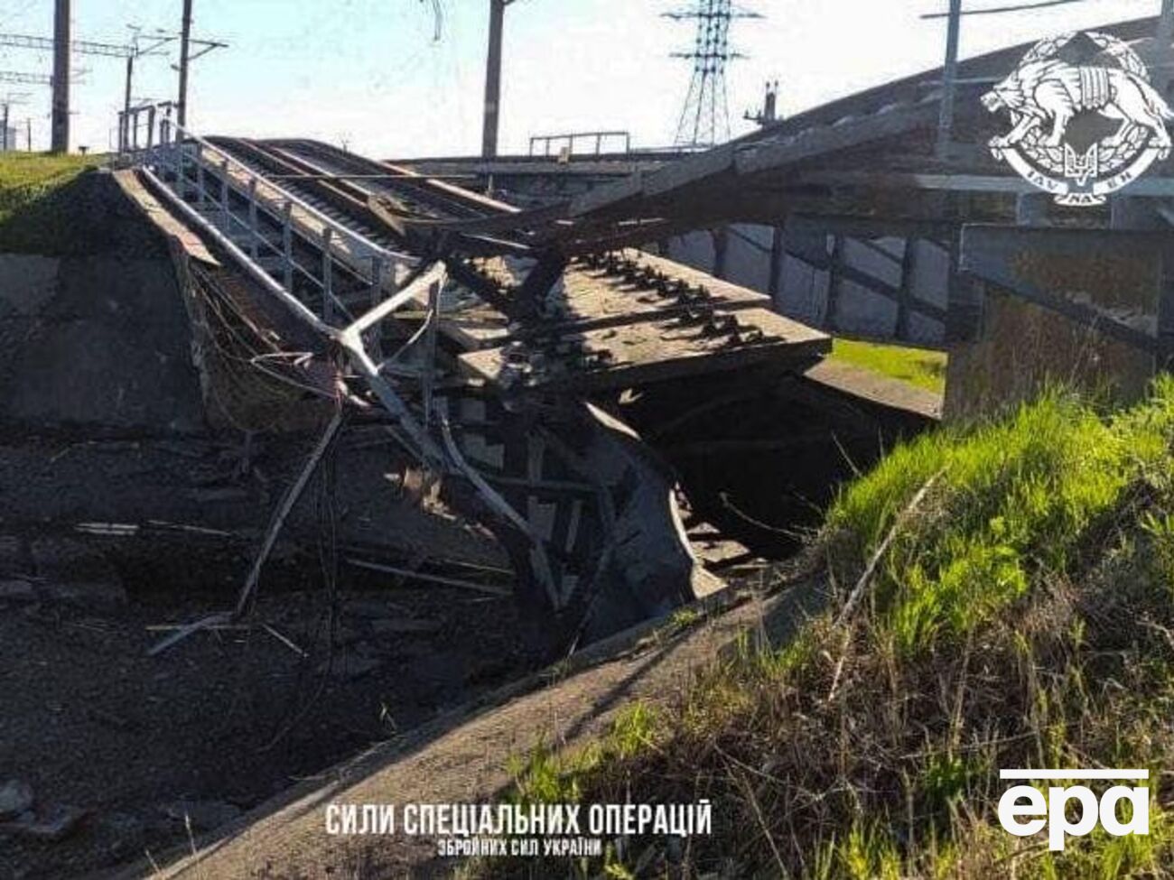 О подрыве моста в Акимовке стало известно 28 апреля