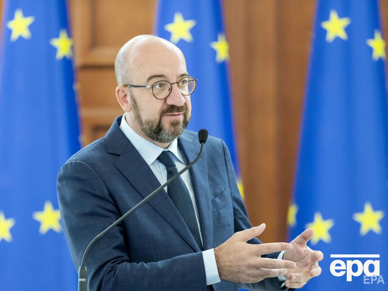 Мишель сообщил, что обсудил с Санду, как ЕС может оказать Молдове больше военной помощи для укрепления ее обороноспособности
