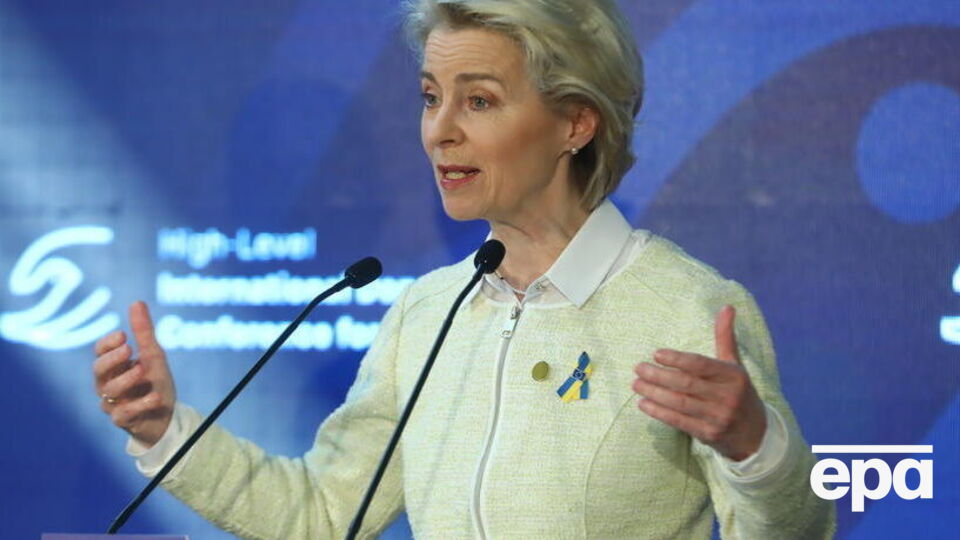 Фон дер Ляєн анонсувала шостий пакет санкцій проти РФ 4 травня