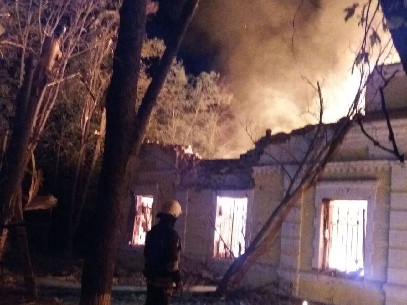 Музей знищено, будівля вигоріла