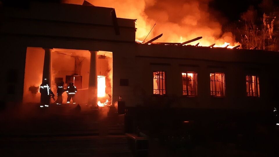 Будівля музею зазнала прямого ракетного удару