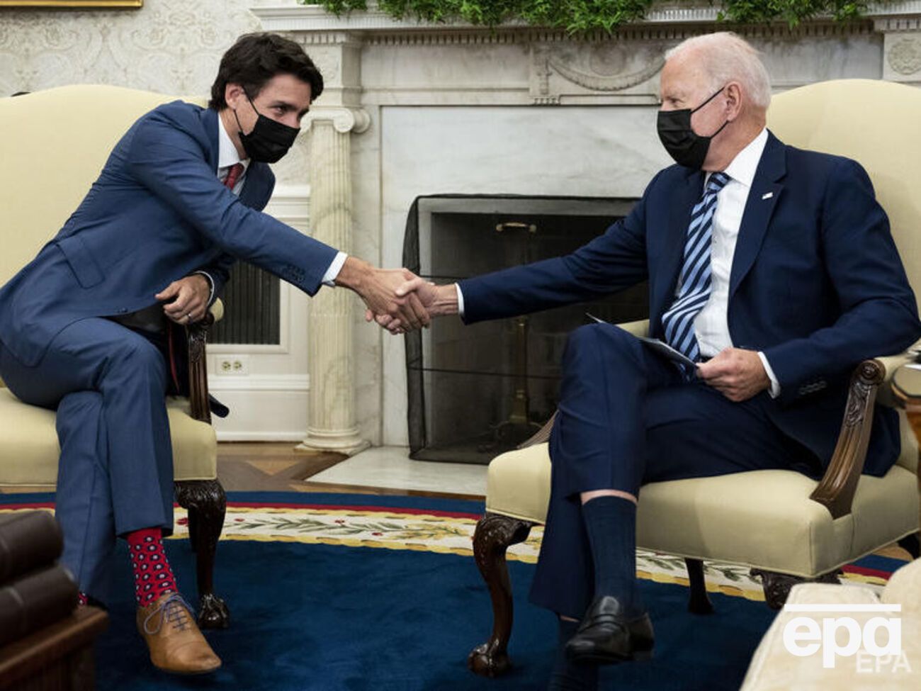 Трюдо и Байден провели разговор 6 мая