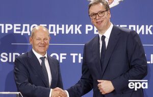Шольц "четко просил Сербию присоединиться к санкциям ЕС" против РФ, отметил Вучич