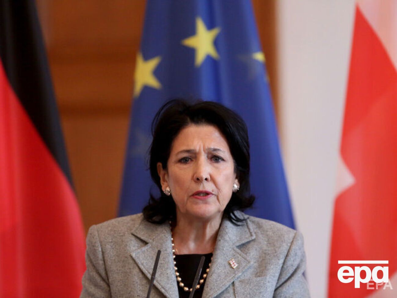 Президентка Грузії заявила, що не вірить у будь-яке інше майбутнє для своєї країни, окрім європейського