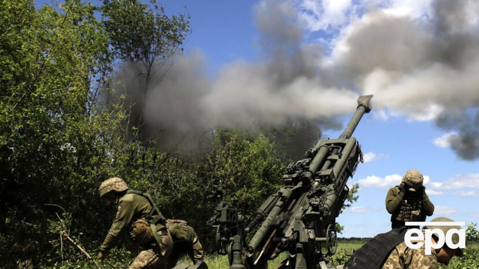 Гаубицы M777 (на фото) на линии фронта в районе Донецка