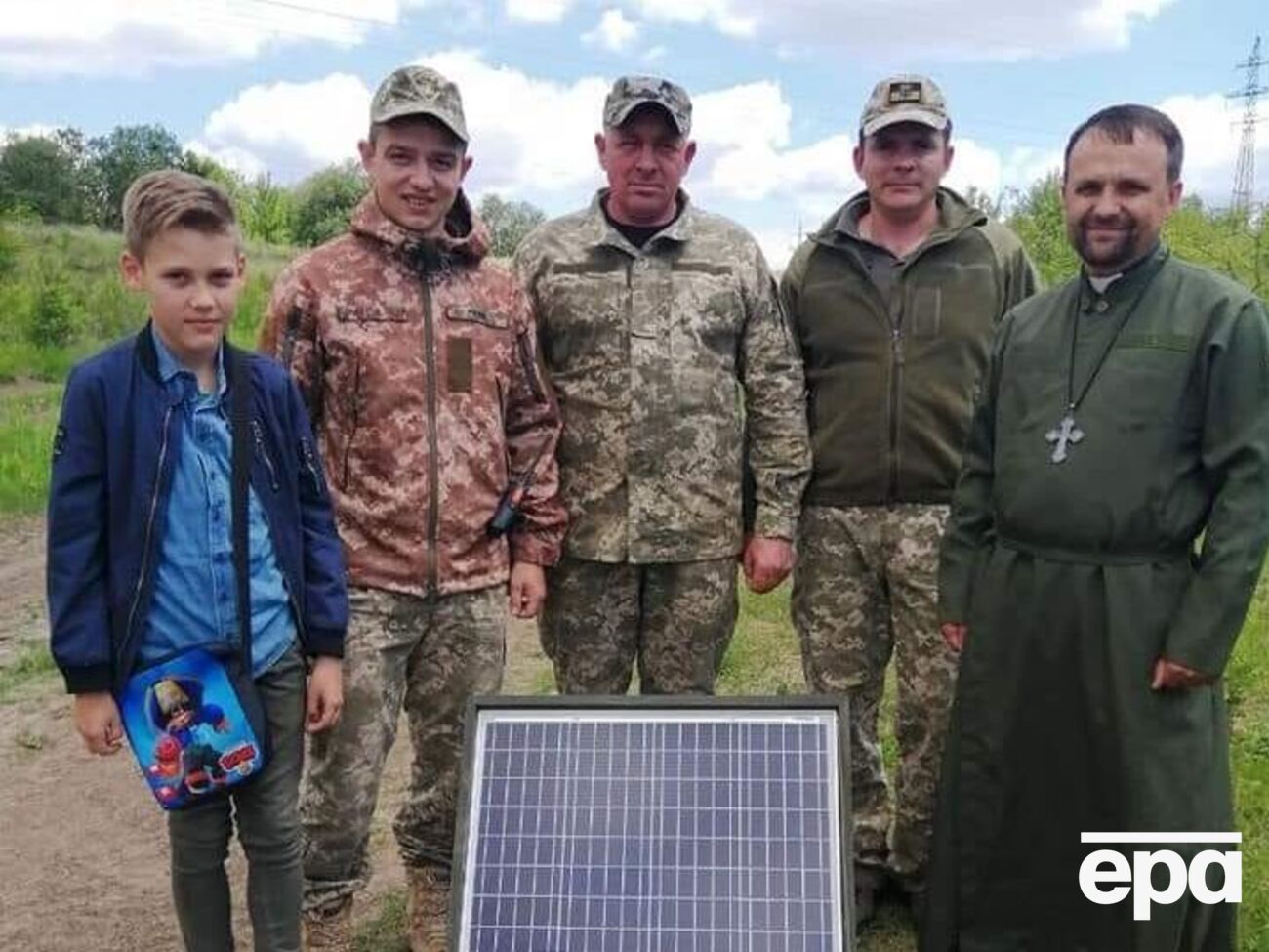 Мальчик собрал $300 на приобретение зарядного устройства для украинских зенитчиков