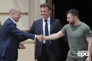 Макрон и Шольц в Киеве заявили о поддержке заявки Украины на вступление в Евросоюз