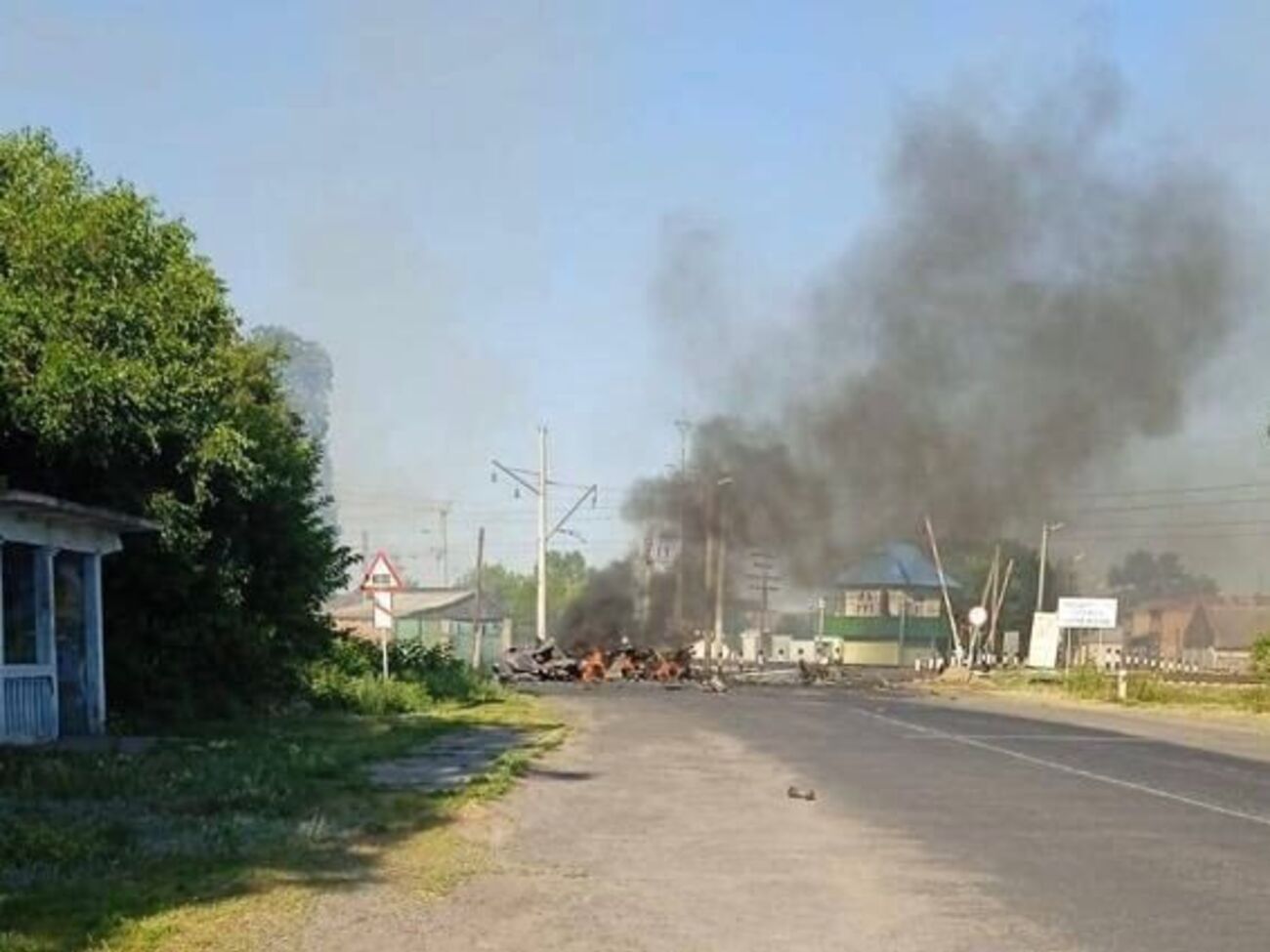 В результате инцидента пострадал один военный