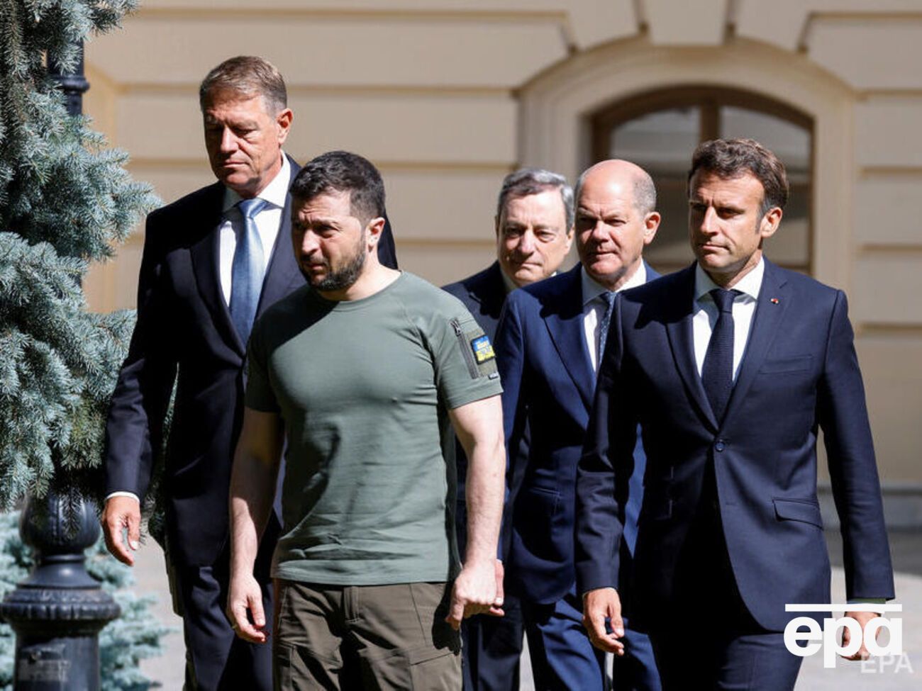 Макрон, Шольц, Драґі та Йоганніс відвідали Київ 16 червня