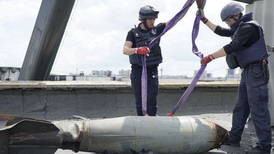 Бомба пролежала на крыше дома в Северной Салтовке около трех месяцев