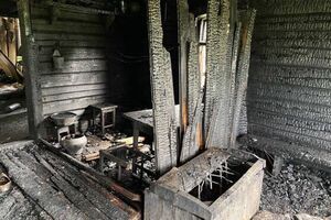 Пожар в музее тушили около четырех часов