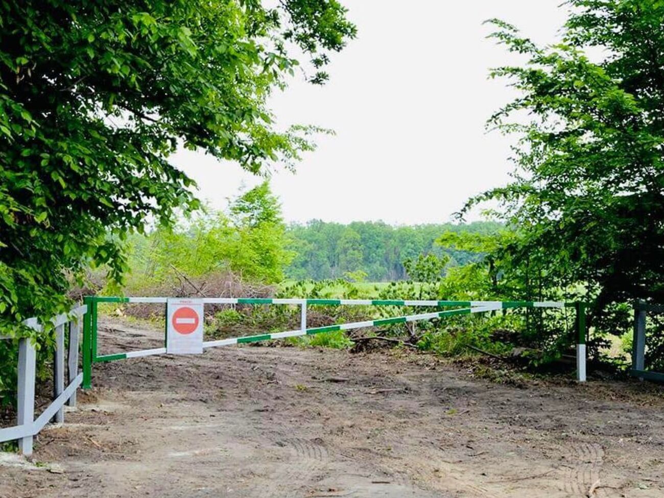 Условная линия, севернее которой действует строгий запрет на посещение лесов, пролегает через населенные пункты двух районов Волынской области