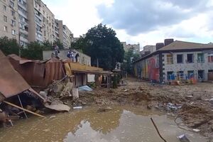 Одна из ракет прилетела рядом с детским садом