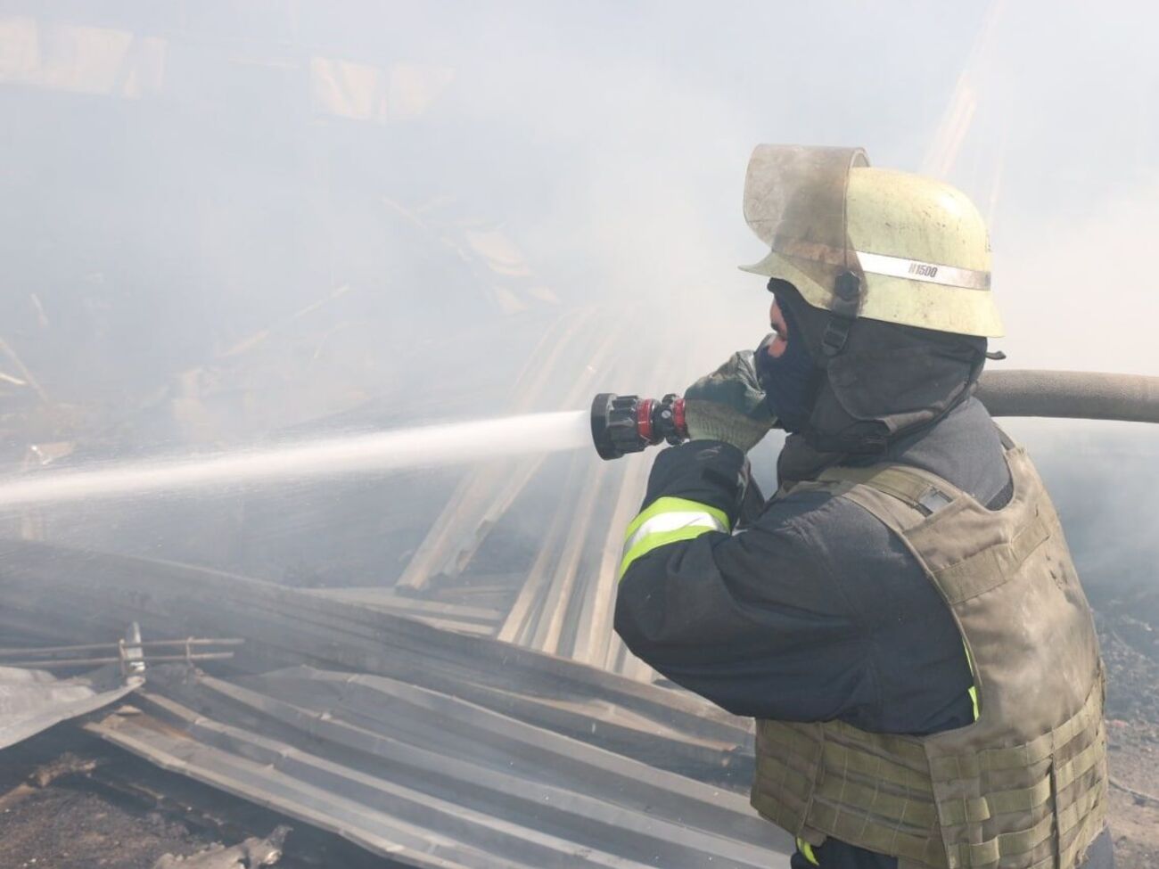 Унаслідок сьогоднішнього обстрілу в Харкові сталася пожежа