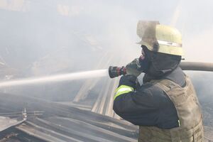 Унаслідок сьогоднішнього обстрілу в Харкові сталася пожежа