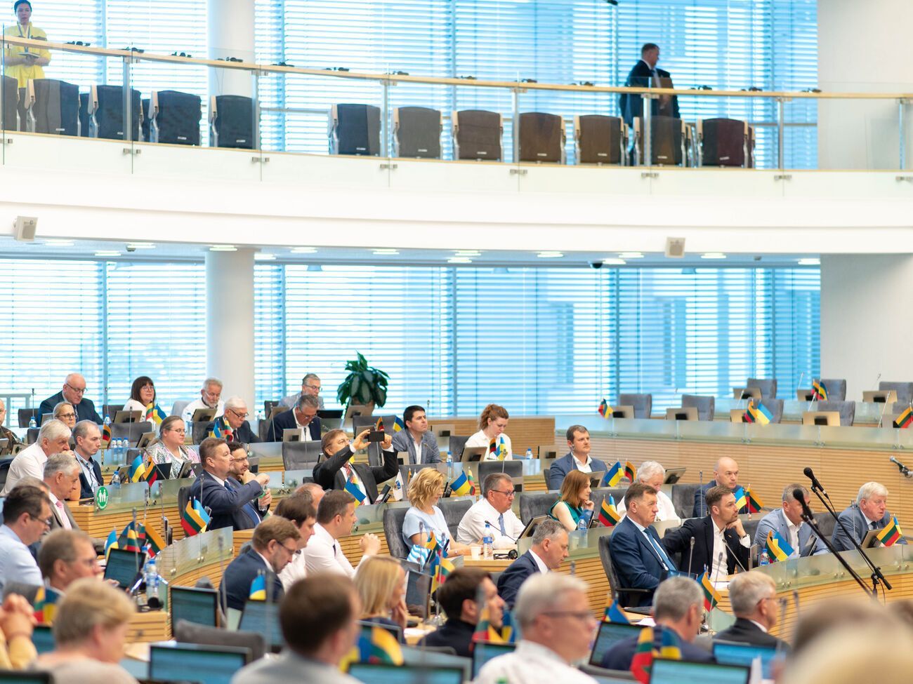 Рішення про заборону імпорту російського газу до Литви підтримало 123 депутати Сейму