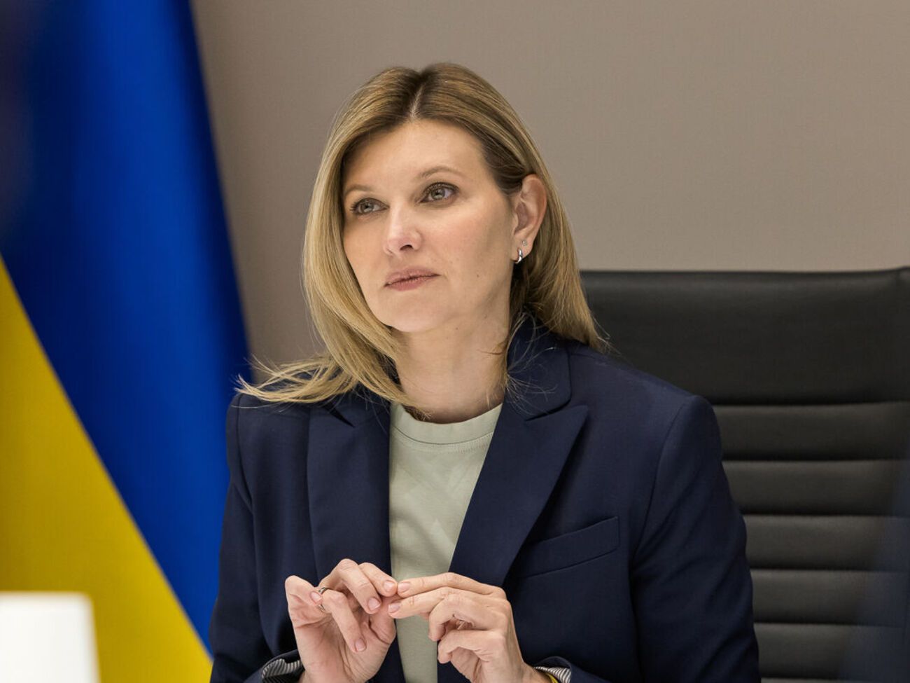 За словами Зеленської, Україну від російських окупантів на передовій захищають високомотивовані люди, які вважають захист Батьківщини особистим обов'язком
