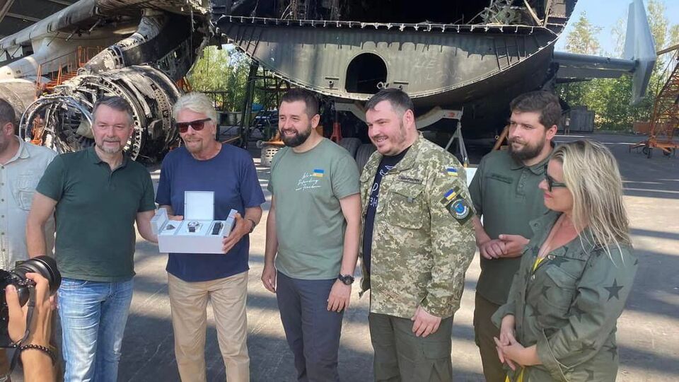 Бренсон цікавився відновленням аеродрому Гостомеля