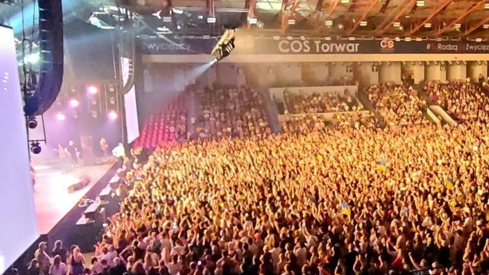 На концерте "Океану Ельзи" в Польше присутствовали около 10 тыс. человек