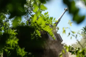 САУ Krab здатні вражати цілі на відстані до 40 км, зазначив Залужний