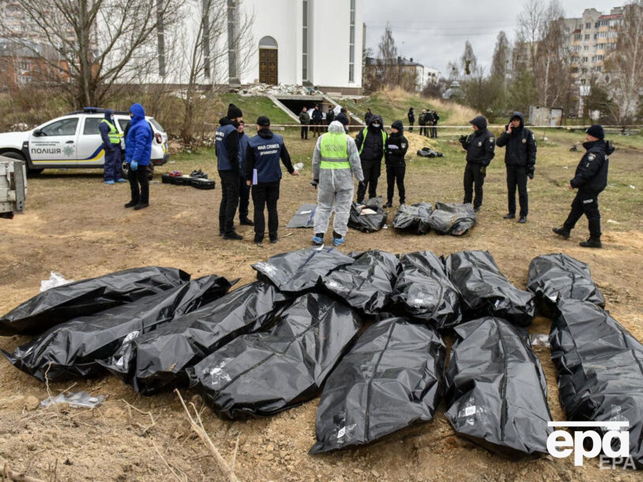 За даними Національної поліції України, за час повномасштабного вторгнення Росії окупанти вбили не менше ніж 12 тис. цивільних