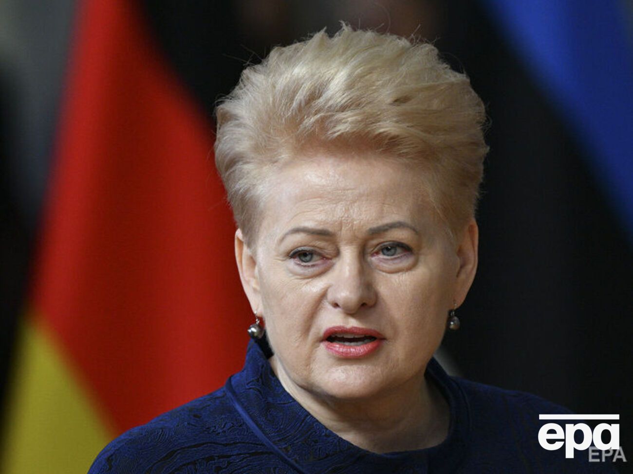 Грибаускайте: Путина можно остановить только на поле боя