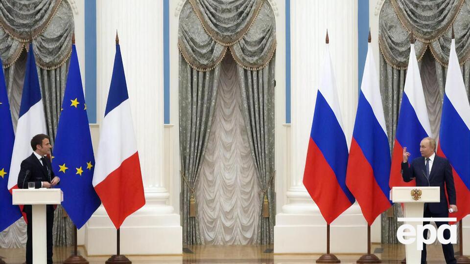 Путін у розмові з Макроном за кілька днів до вторгнення в Україну дратувався і брехав