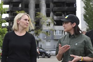 Брінк у Бородянці була разом із генпрокуроркою України Венедіктовою