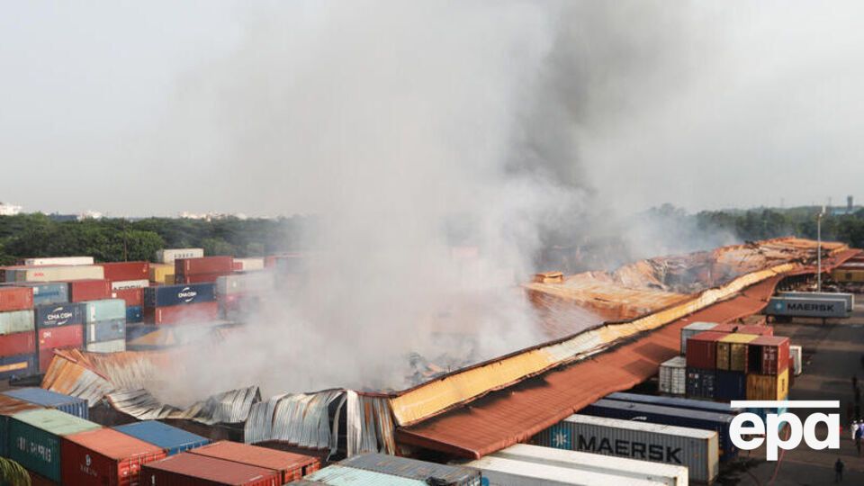 Инцидент произошел на складе с 4 тыс. контейнеров